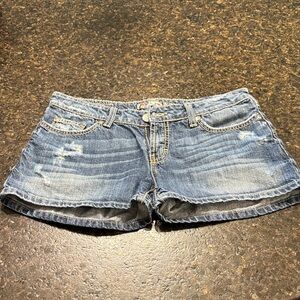 BKE Stella Denim Blue Women's Shorts Size 28